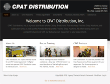 Tablet Screenshot of cpatdistribution.net